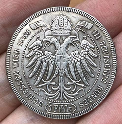 Mücadelesi Coin 1868 Avusturya 1 Feinthaler Paraları Kopya 33 5MM Kopya Süsler Koleksiyonu Hediyeler Sikke Koleksiyonu