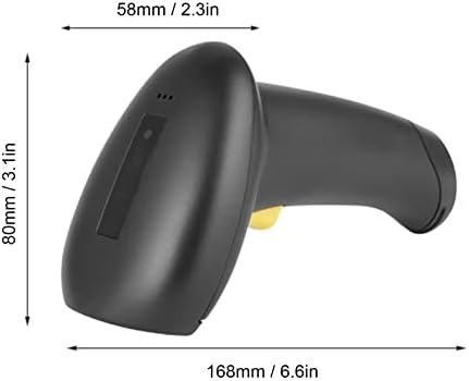 El Barkod Tarayıcı, ABS muhafazası Barkod Tarayıcı USB Kablolu Çevrimdışı Yükleme Bluetooth 3 in 1 Süpermarket için