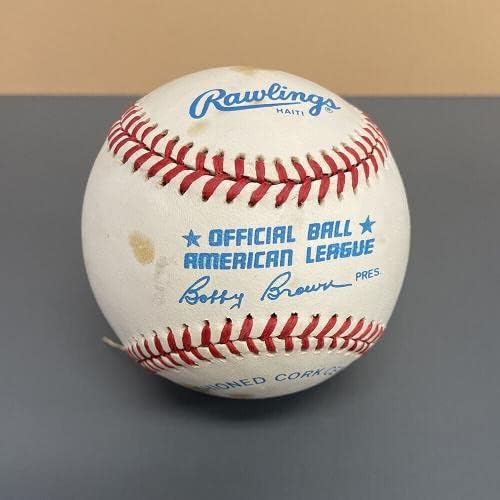 Hank Bauer Yankees, OAL Beyzbol Otomobilini B & E Hologram boyama İmzalı Beyzbol Toplarıyla İmzaladı