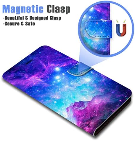 ıphone XR için Tasarlanmış cüzdan kılıf telefon kılıfı Kapak, A24815 Ruhu Büyük Kepçe Galaxy Gökyüzü Nabula 24815