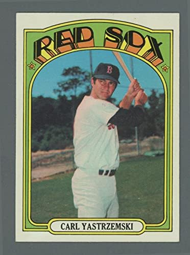 1972 Topps 37 Carl Yastrzemski Boston Red Sox Beyzbol Kartı Eski / Mt-Slabbed Beyzbol Kartları