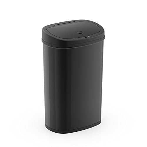 ZHAOLEI Hareket Sensörü Mutfak Çöp Tenekesi Paslanmaz Çelik Çöp Kutuları (Renk: D, Boyut: 1)
