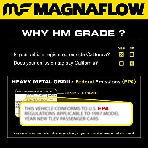 MagnaFlow Doğrudan Fit Katalitik Konvertör 55323-HM Sınıfı, EPA Uyumlu-2000-2004 Ford F-250 Süper Görev, 2000-2004