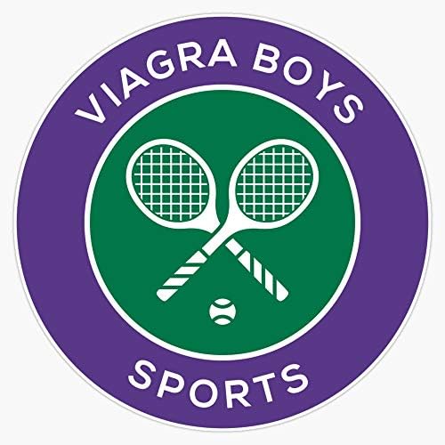 Viagra Erkek Spor Logosu Vinil su geçirmez etiket Çıkartması Araba Dizüstü Duvar Pencere TAMPON çıkartması 5
