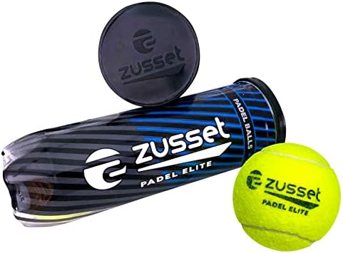 ZUSSET Paddle Tennis Elite Balls-Padel Tenis Elit Topları, Bir Kutu 3 Top