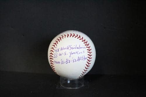 Eddie Robinson İmzalı (Yazıt) Beyzbol İmzası Otomatik PSA / DNA AM48571 - İmzalı Beyzbol Topları