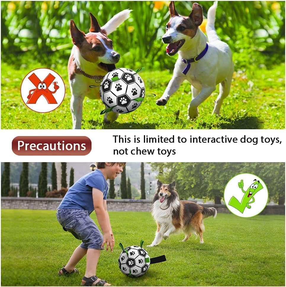 HOMİNY Köpek Oyuncakları Futbol Topu, Savaş Römorkörü için İnteraktif Köpek Oyuncakları, Köpek Doğum Günü Hediyeleri,
