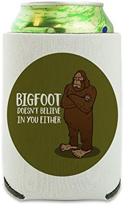Bigfoot Sana Da inanmıyor Soğutucu-İçecek Kılıfı Sarılabilir Katlanabilir İzolatör-İçecek Yalıtımlı Tutucu