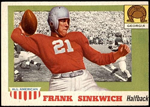 1955 Topps 69 Frank Sinkwich Aslanları / Tayları (Futbol Kartı) Dekanın Kartları 2-İYİ Aslanlar / Taylar