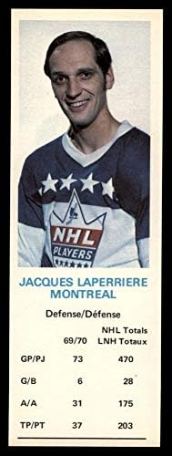 1970 Babamın Kurabiyeleri 69 Jacques Laperriere Montreal Kanadalılar (Hokey Kartı) NM Kanadalılar