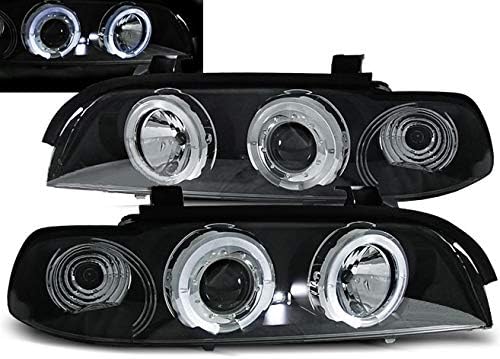 V-MAXZONE PARTSHeadlights VR - 1170 ön ışıkları araba lambaları far sürücü Ve yolcu yan Set far Melek gözler Siyah