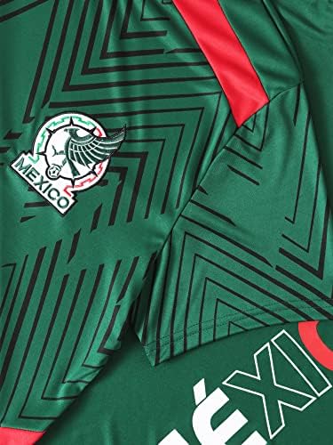 Ulusal Meksika Futbol Forması Dünya Futbol Kupası Takımı Üniforma Futsal Atletik Üst Gömlek