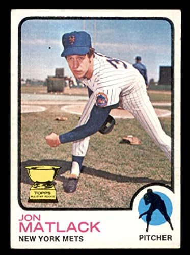 1973 Topps 55 Jon Matlack New York Mets (Beyzbol Kartı) ESKİ + Mets