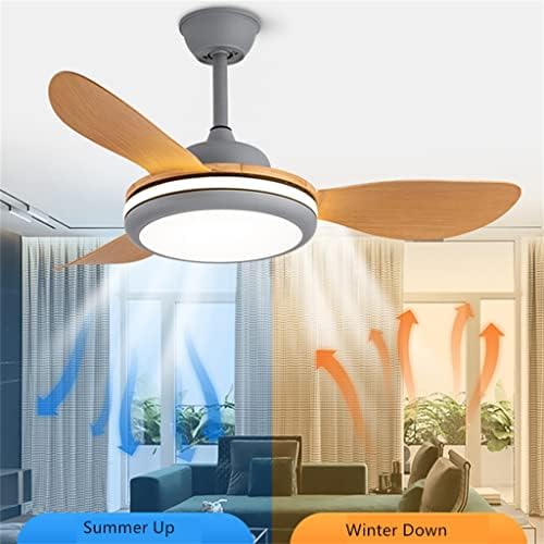 ZHYH LED tavan lambası fanı ışık aydınlatma uzaktan kumanda ışıkları yatak odası asılı oturma odası için ev sessiz