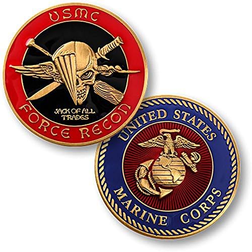 USMC ABD Deniz Piyadeleri Kuvvetleri Keşif Mücadelesi Coin