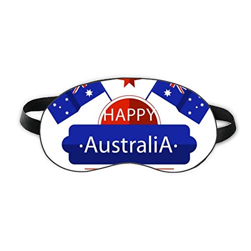 Avustralya lezzet mutlu bayrak ve yıldız uyku göz kalkanı yumuşak gece körü körüne gölge kapak
