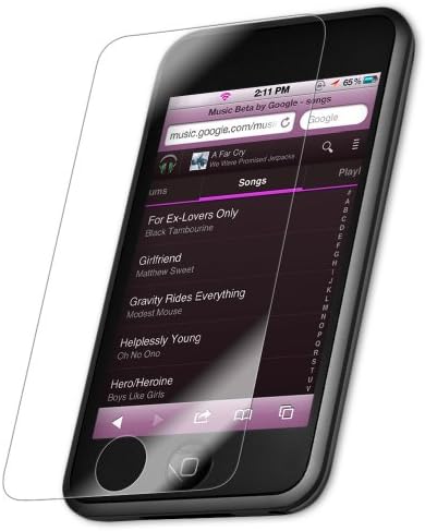 IQ Shield Ekran Koruyucu Apple iPod Touch (1. Nesil) ile Uyumlu LiquidSkin Kabarcık Önleyici Şeffaf Film