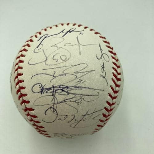 2008 Tampa Bay Rays AL Champs Takımı İmzaladı Dünya Serisi Beyzbol JSA COA İmzalı Beyzbol Topları