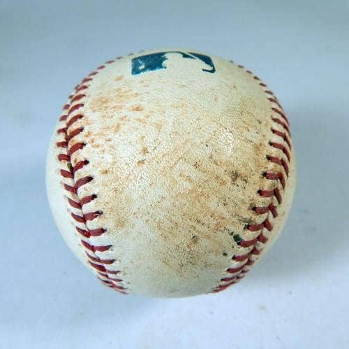 2021 New York Mets Marlins Oyunu Kullanılmış Beyzbol Marcus Stroman De La Cruz PID - Oyun Kullanılmış Beyzbol Topları