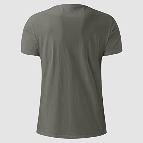 Yaz Erkek Gömlekler Erkekler Moda Bahar Yaz Rahat Kısa Kollu O Boyun Kamuflaj Demir on Transferler için T Shirt
