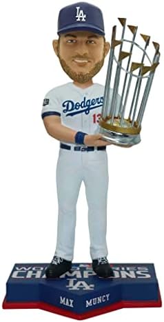 Max Muncy Los Angeles Dodgers 2020 Dünya Serisi Şampiyonları Bobblehead MLB