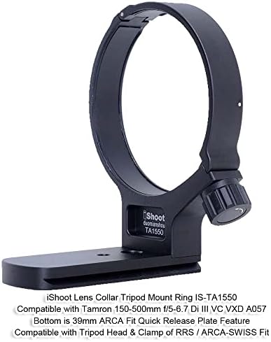Metal tripod bağlama aparatı Halka Lens Yaka ile Uyumlu Tamron 150-500mm f / 5-6. 7 Di III VC VXD A057, lens destek