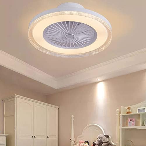 KMYX ev 3 renk ışıkları 3-hız rüzgar hızı fener yatak odası yemek odası LED aydınlatma dim uzaktan basit Fan ile tavan
