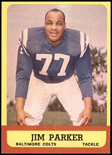 1963 Topps 5 Jim Parker Baltimore Colts (Futbol Kartı) ESKİ / MT Colts Ohio St