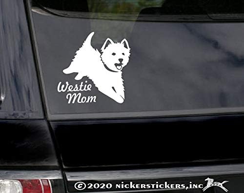 Westie Anne / NickerStickers ® Vinil Atlama West Highland Beyaz Terrier Köpek Pencere Çıkartma
