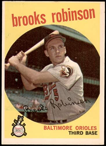 1959 Topps 439 Brooks Robinson Baltimore Orioles (Beyzbol Kartı) Dekanın Kartları 5-ESKİ Orioles