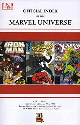 Marvel Evreninin Resmi Endeksi 7 VF / NM ; Marvel çizgi romanı