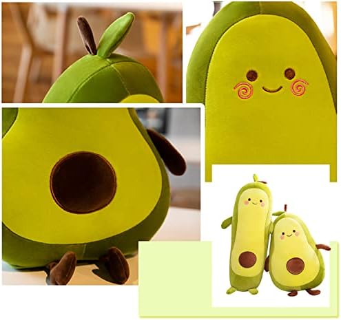 Sevimli Avokado Dolması Peluş Yumuşak Sarılma Yastık Oyuncak Güzel Meyve peluş oyuncak Bebek Yeşil Avokado Atmak Yastıklar
