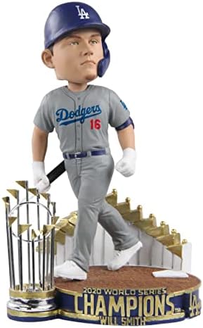 Will Smith Los Angeles Dodgers 2020 Dünya Serisi Şampiyonlar Kupası Anı Bobblehead MLB Beyzbol