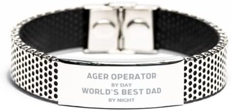 Gündüzleri Yaşlı Operatör, Geceleri Dünyanın en iyi Babası, Yaşlı Operatör Paslanmaz Çelik Bilezik, Yaşlı Operatör