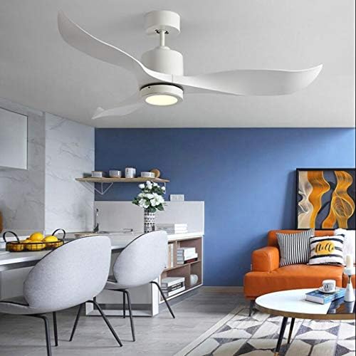 Tavan vantilatörleri LED fan ışık 52 Modern 3 bıçak çocuk odası yatak odası oturma odası Metal Fan lambası Deco Fan