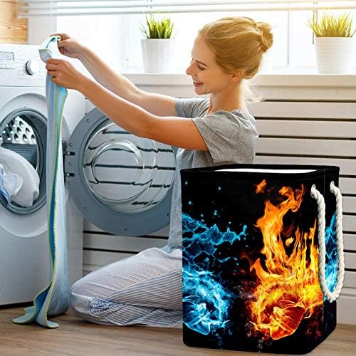 Inhomer Su ve Yangın 300D Oxford PVC Su Geçirmez Giysiler Sepet Büyük çamaşır sepeti Battaniye Giyim Oyuncaklar Yatak